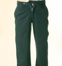 Prada Blue Gabardine Trousers