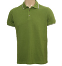 Prada Green Pique Polo Shirt