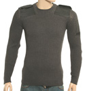 Prada Grey Ribbed Close Fitting Sweater