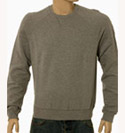 Grey Round Neck Cotton Sweatshirt