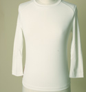Prada Ladies Prada Cream Long Sleeve Lightweight Top