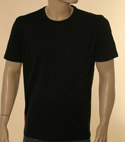 Prada Mens Black Round Neck Short Sleeve Cotton T-Shirt