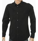 Prada Navy Long Sleeve Cotton Shirt