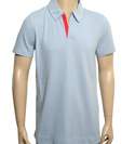 Prada Sky Blue Pique Polo Shirt