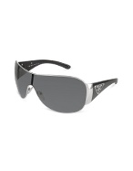Prada Triangle-Crest Shield Sunglasses