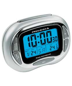 precision Radio Controlled LCD Alarm Clock