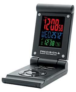 Precision Radio Controlled LCD Travel Alarm Clock