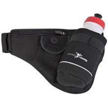Precision Training Running Bottle Belt - Black