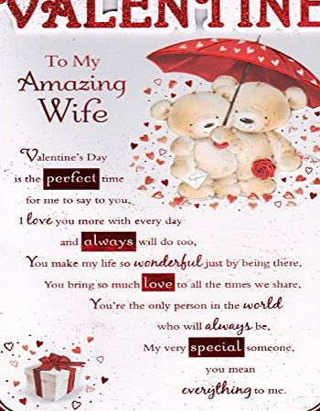Prelude Amazing Wife Valentines Day Card - ``To My Amazing Wife``