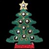 Premier 10 Multi-Coloured L.E.D 3D Star Tree 45cm