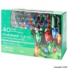 Premier 40 Bulbs Multi-Action Coloured Outdoor