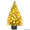 Premier Bow Design Fibre Optic Christmas Tree 90cm