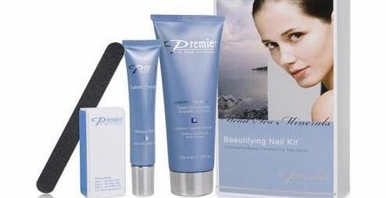 Premier Dead Sea Beautifying Nail Kit Milk and Honey