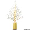 Premier Golden Fibre Optic Christmas Tree