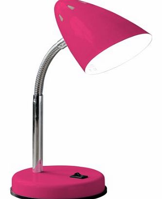 Premier Housewares Flexi Desk Lamp - Pink