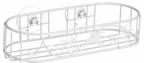 Premier Housewares Paradise Oblong Basket - White