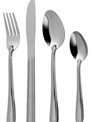 Premier Housewares Sweetheart Cutlery Set - 16-Piece - Stainless Steel