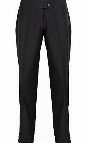 Premier Iris Ladies/Womens Straight Leg Formal Trouser / Workwear (UK 16 x R) (Black)
