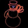 Premier L.E.D Animated Snowman Picture
