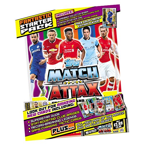 Premier League MATCH ATTAX 14/15 (2014 2015) STARTER PACK PLUS RETRO ENGLAND FIGURE