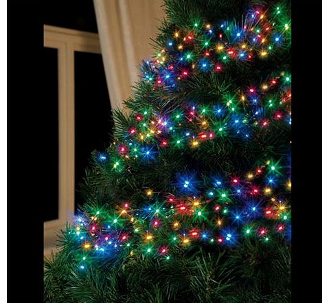 Multi Coloured 480 LED Cluster Christmas Lights