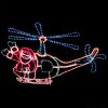 Premier Santa in Helicopter Rope Light