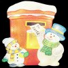 Premier Snowman and Mailbox Christmas Mesh