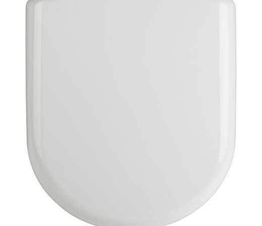 Premier White Luxury D-Shape Quick Release Soft Close Toilet Seat
