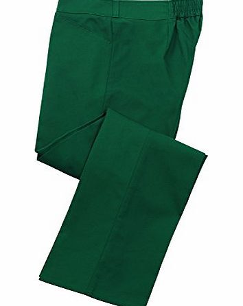 Premier Womens Premier Bottle Poppy Healthcare Ladies Zip Up Trousers Green Size 18