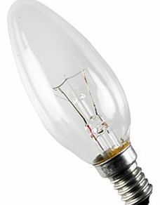 10 x CLEAR CANDLE 40w WATT SMALL EDISON SCREW // SES // E14 LAMP LIGHT BULBS