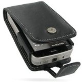 Premium Luxury Black Leather Handcrafted Premium Flip Case for Nokia N96