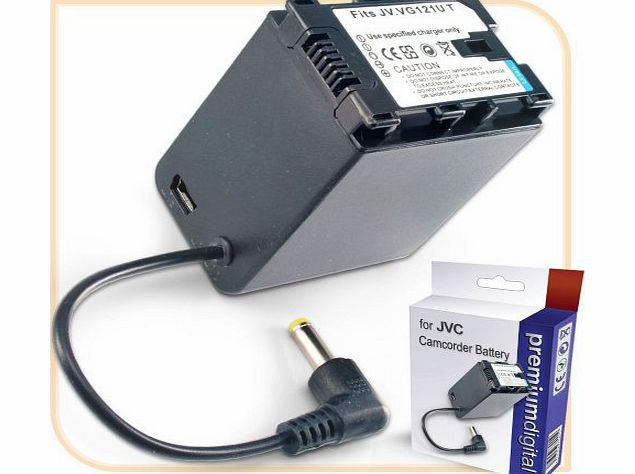 PremiumDigital JVC Everio GZ-E205BEK Replacement Camcorder Battery