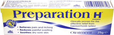 preparation h ointment 25g