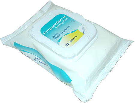 Preparation H Soothing Wipes x30
