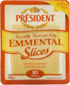 President 10 Emmental Slices (200g)