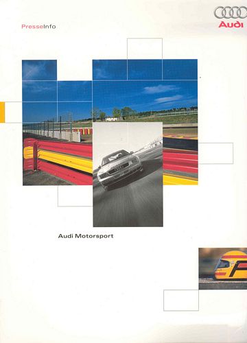 Audi Motorsport Press Info Pack 1997