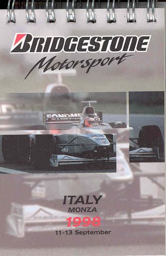 Press Packs Bridgestone 1998 Italian Grand Prix Fact Book