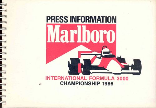 Press Packs F3000 Press Info Booklet 1986