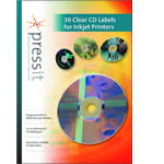 A4 Clear Inkjet CD Labels