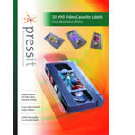 PRESSIT A4 Video Cassette Label (20)