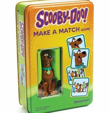 Pressman Scooby Doo Make a Match in a Tin