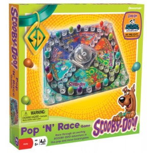 Pressman Scooby Doo Pop-n-Race Board Game