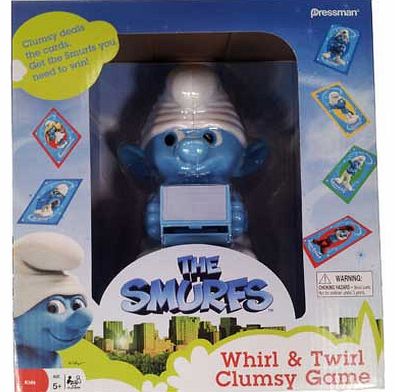 Pressman Smurfs Whirl & Twirl Clumsy Game