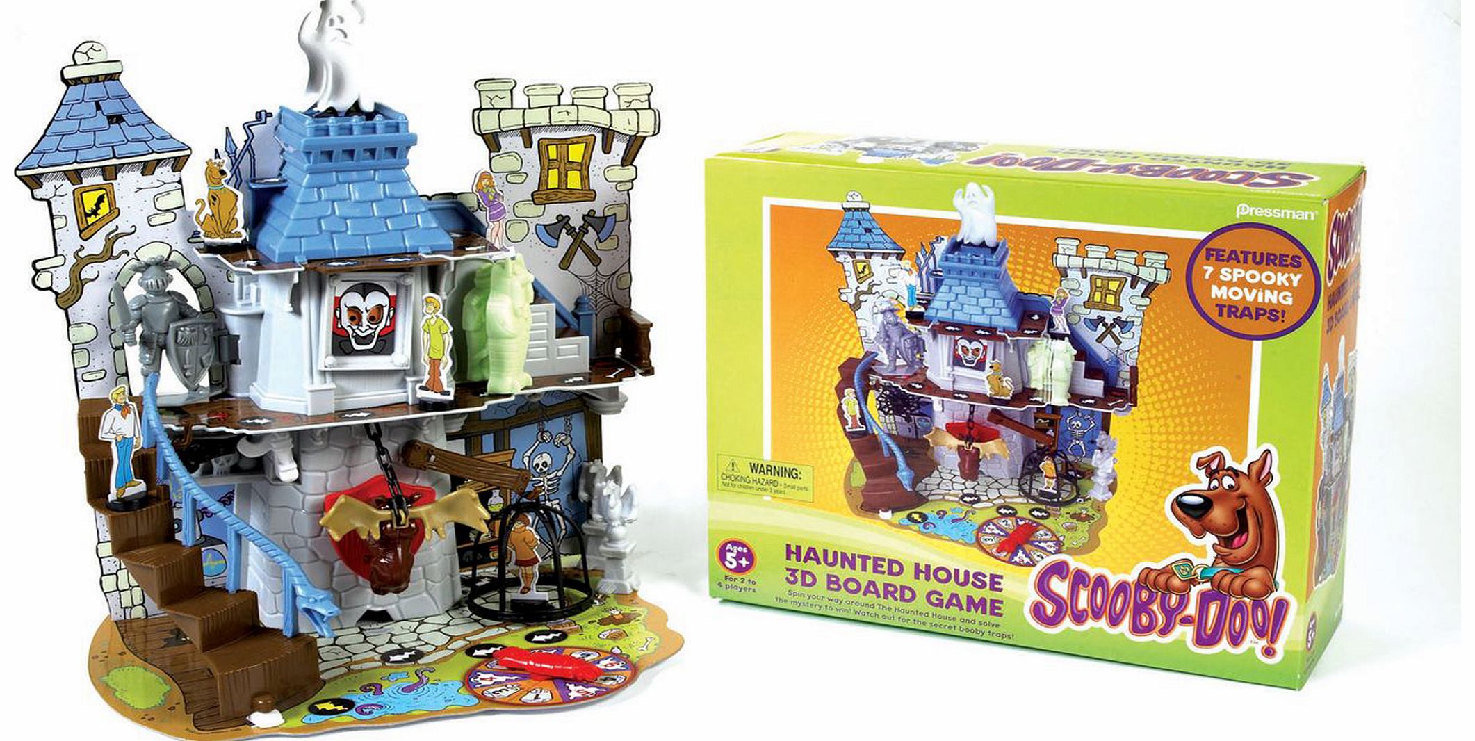 Pressman Toy Int Scooby Doo Haunted House 3D Game