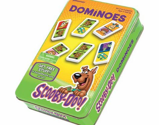 Pressman Toy Pressman Scooby Doo Dominoes in a Tin