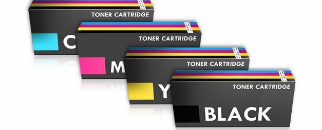 TN-241/TN-245 Toner Cartridge for Brother HL-3140CW/HL-3150CDW/HL-3170CDW - Assorted Colour (Pack of 4)