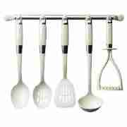 Prestige Deco 6pc Utensil Set, Almond