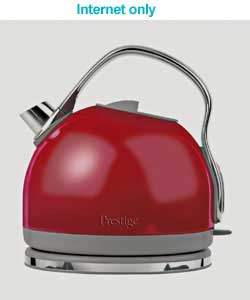 prestige Deco Red Dome Kettle