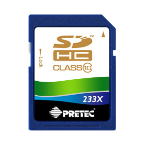 Pretec 8GB SD Card (SDHC) - Class 10