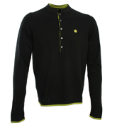 Pretty Green Black and Lime 1/4 Button Fastening